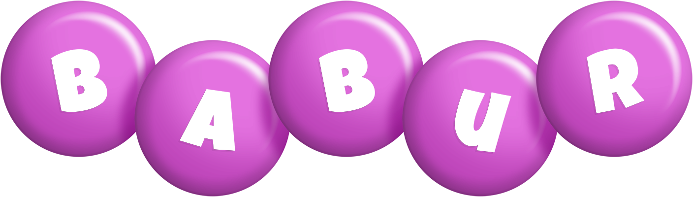 Babur candy-purple logo