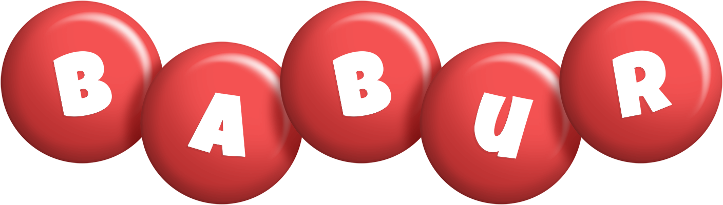 Babur candy-red logo