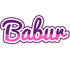 Babur cheerful logo