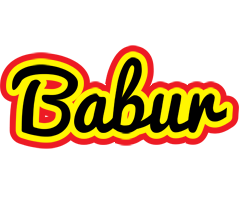 Babur flaming logo