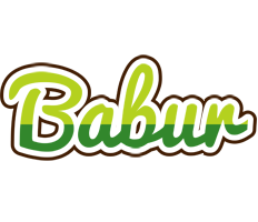 Babur golfing logo