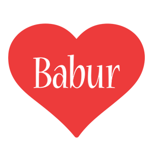 Babur love logo