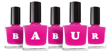 Babur nails logo