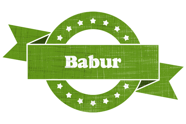 Babur natural logo