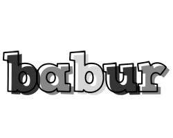 Babur night logo