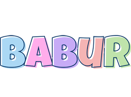 Babur pastel logo