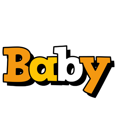 Baby cartoon logo