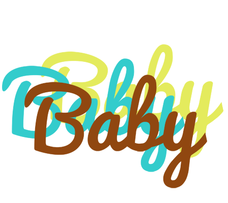 Baby cupcake logo