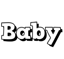 Baby snowing logo