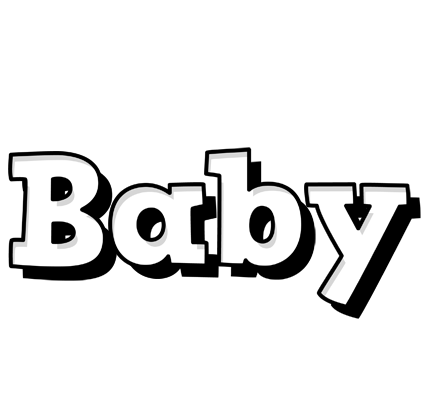 Baby snowing logo