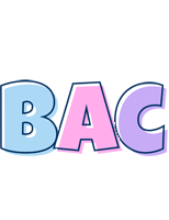 Bac pastel logo