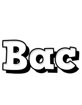 Bac snowing logo
