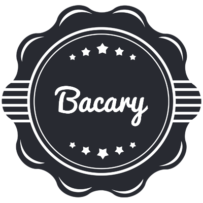 Bacary badge logo