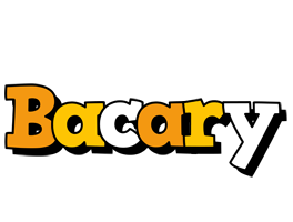 Bacary cartoon logo