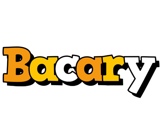 Bacary cartoon logo