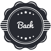 Bach badge logo