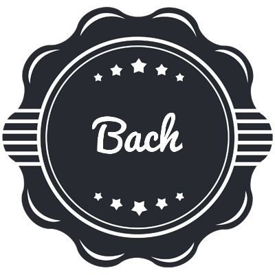 Bach badge logo