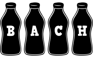 Bach bottle logo