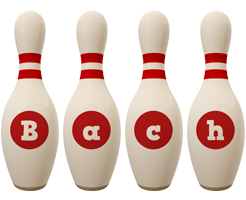 Bach bowling-pin logo