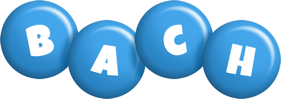 Bach candy-blue logo