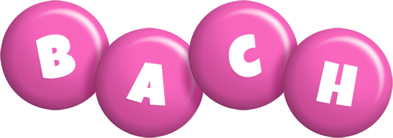 Bach candy-pink logo