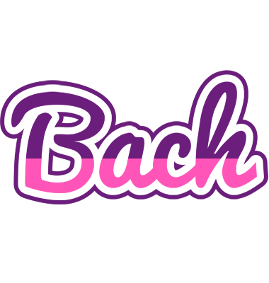 Bach cheerful logo