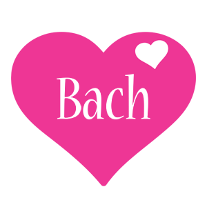 Bach love-heart logo