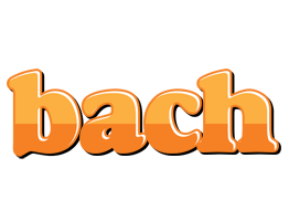 Bach orange logo