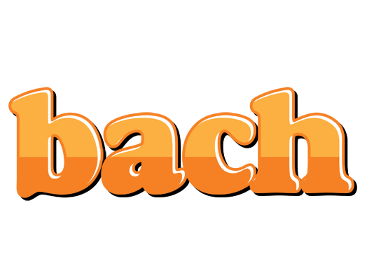 Bach orange logo