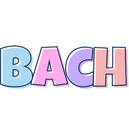 Bach pastel logo