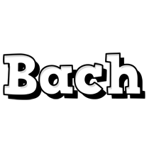 Bach snowing logo