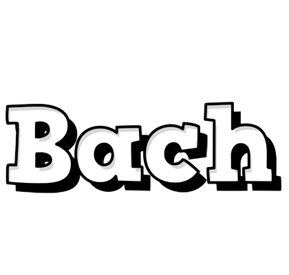 Bach snowing logo