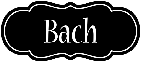 Bach welcome logo