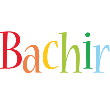 Bachir birthday logo