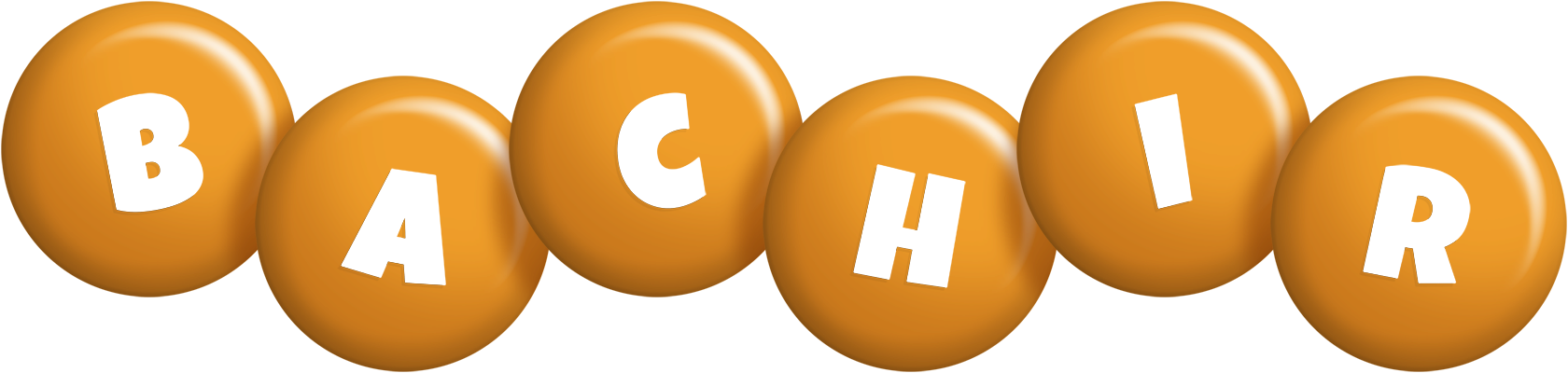 Bachir candy-orange logo