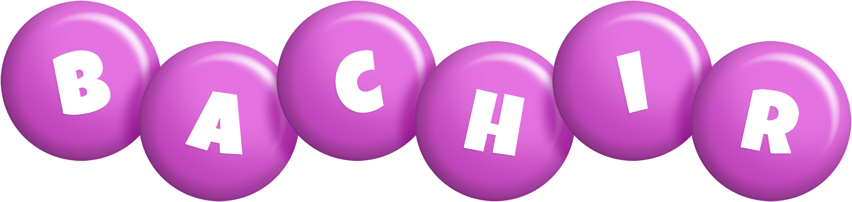 Bachir candy-purple logo