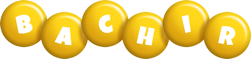 Bachir candy-yellow logo