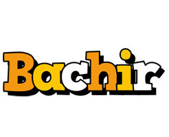 Bachir cartoon logo