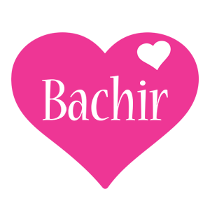 Bachir love-heart logo