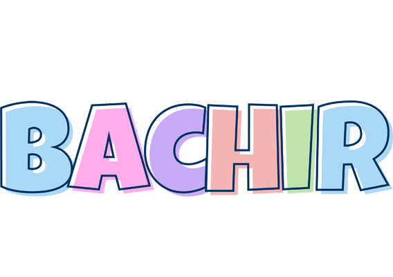 Bachir pastel logo