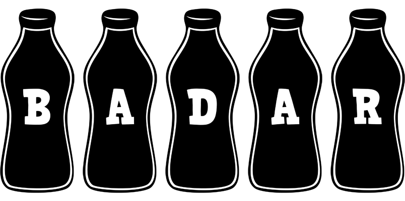 Badar bottle logo