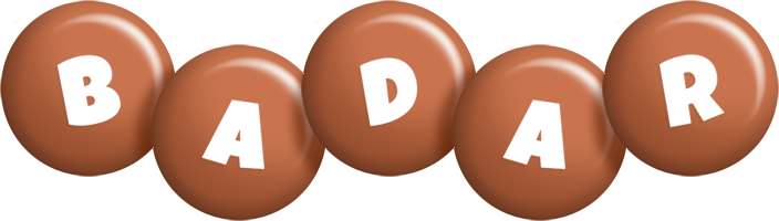 Badar candy-brown logo