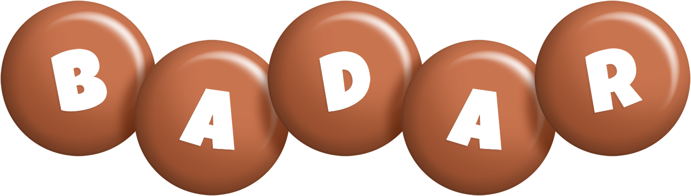 Badar candy-brown logo