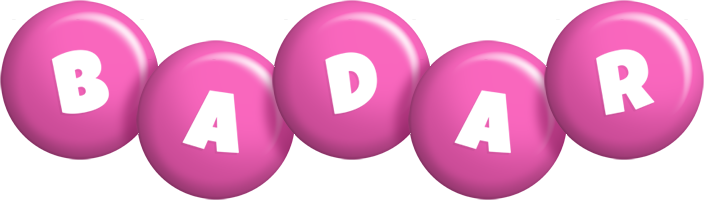 Badar candy-pink logo