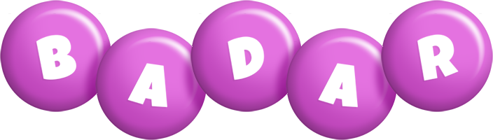 Badar candy-purple logo