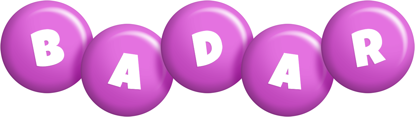 Badar candy-purple logo