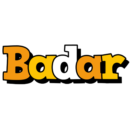 Badar cartoon logo