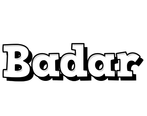 Badar snowing logo