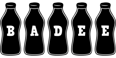 Badee bottle logo