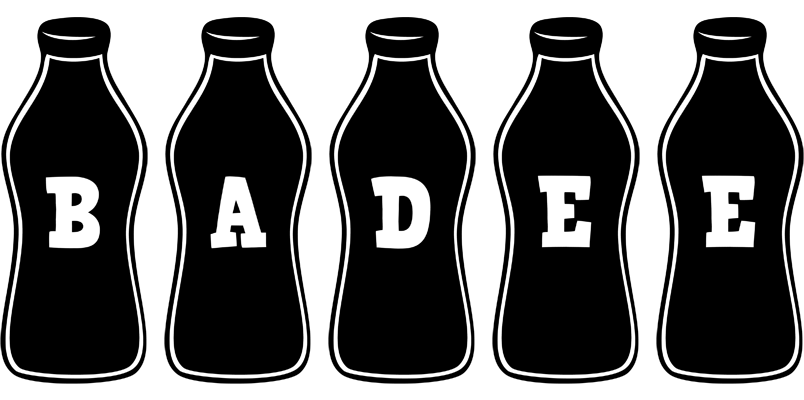 Badee bottle logo